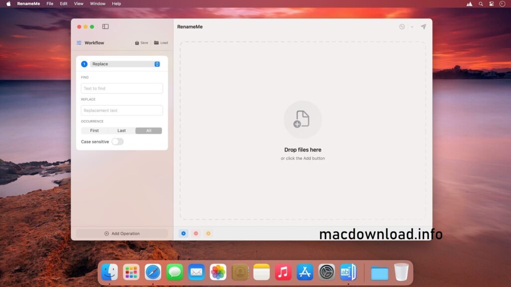 RenameMe 2.1 for MacOS Download