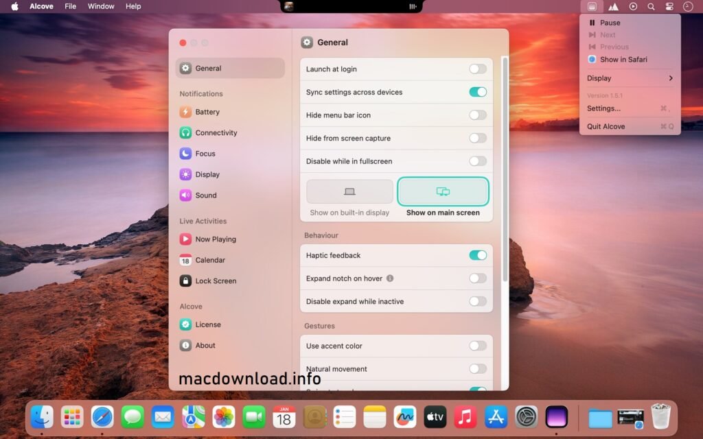 Alcove for Mac Download