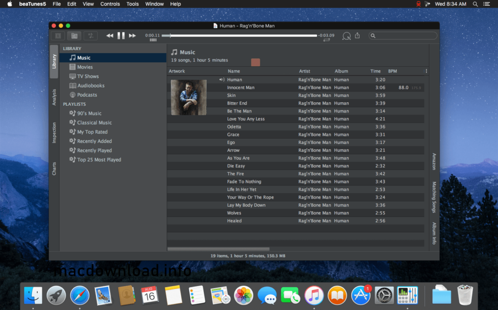 BeaTunes 5.2.36 for MacOS