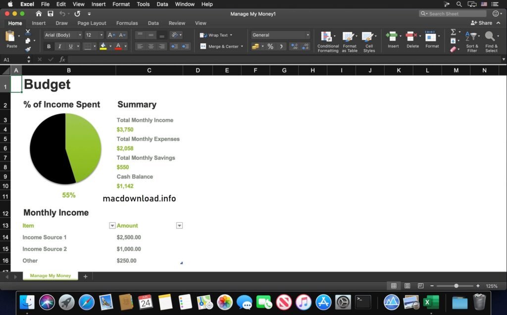Microsoft Excel for Mac Download