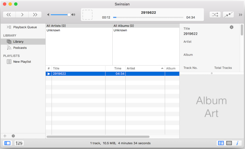 Swinsian 3.0.5 for MacOS