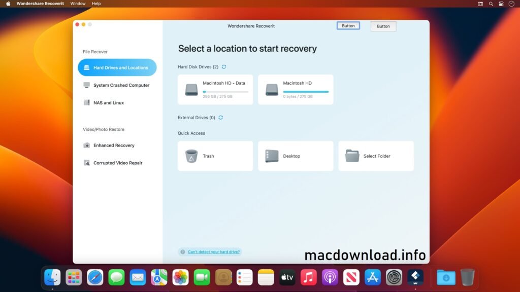Wondershare Recoverit 14.0.11.3 for MacOS