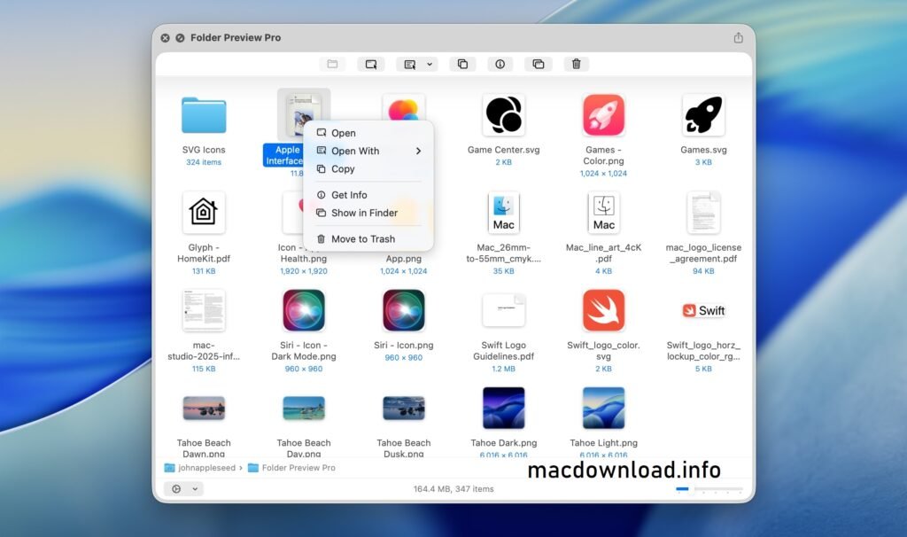 Folder Preview Pro for Mac Download