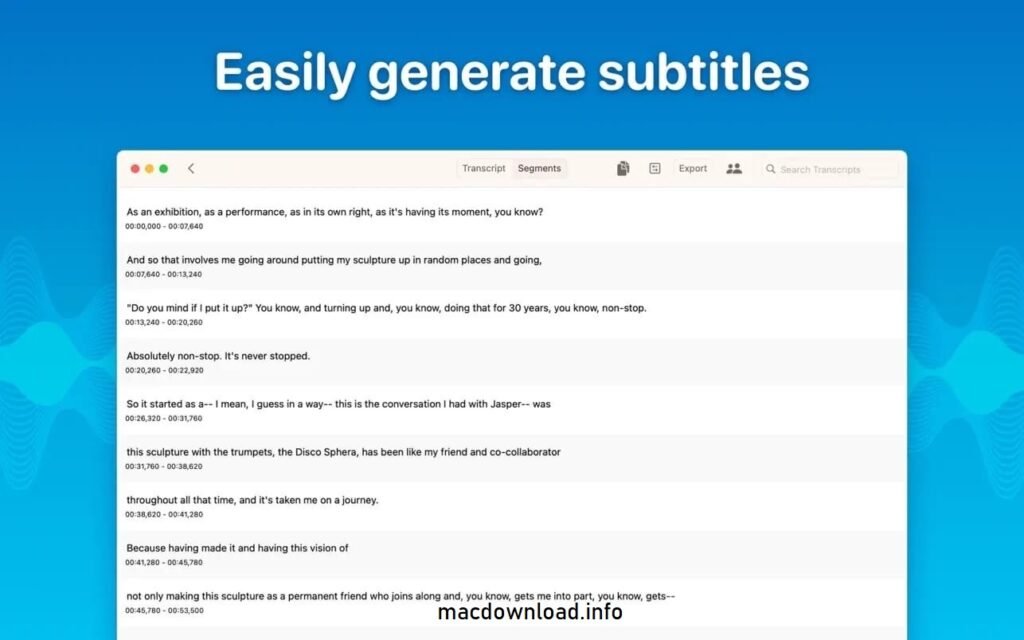 Whisper Transcription 13.13 for Mac