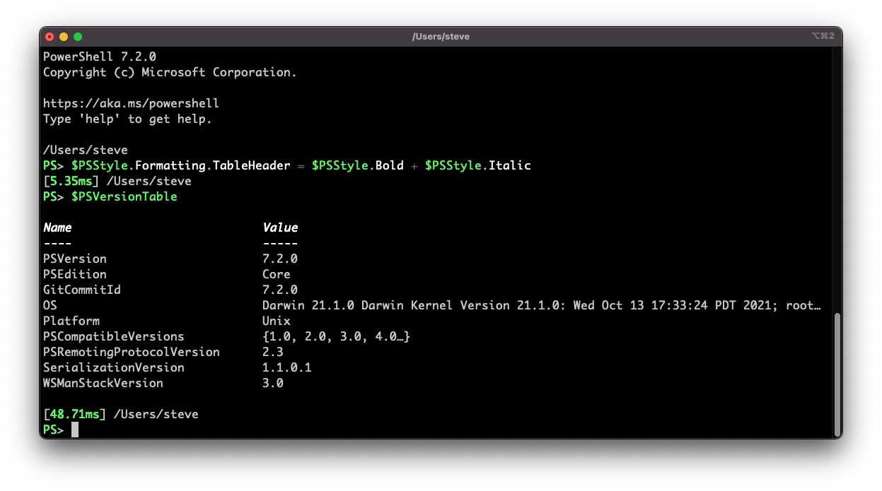 PowerShell 7.6.2 For MacOS